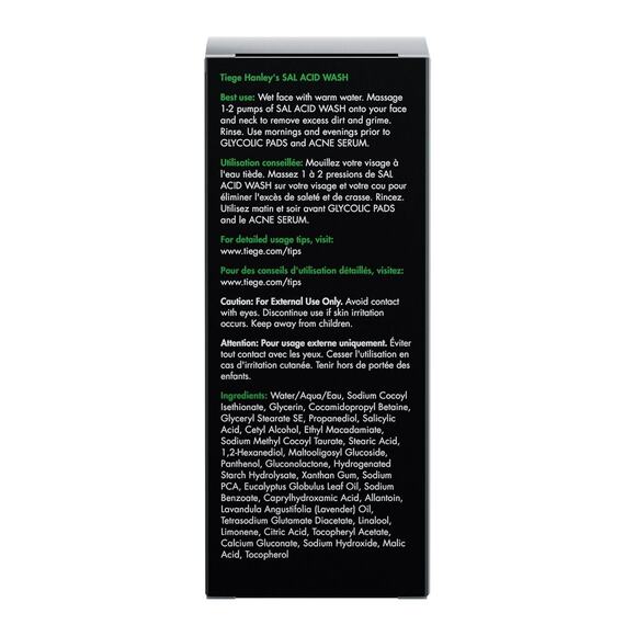 Tiege Hanley Salicylic Acid Cleanser for Men - Gentle & Deep Cleansing Face Wash - Picture 2 of 7